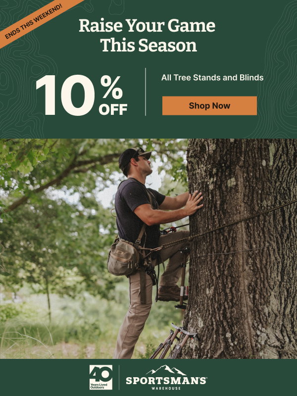 Tree Stand Savings End This Weekend! Up to 10% Off
