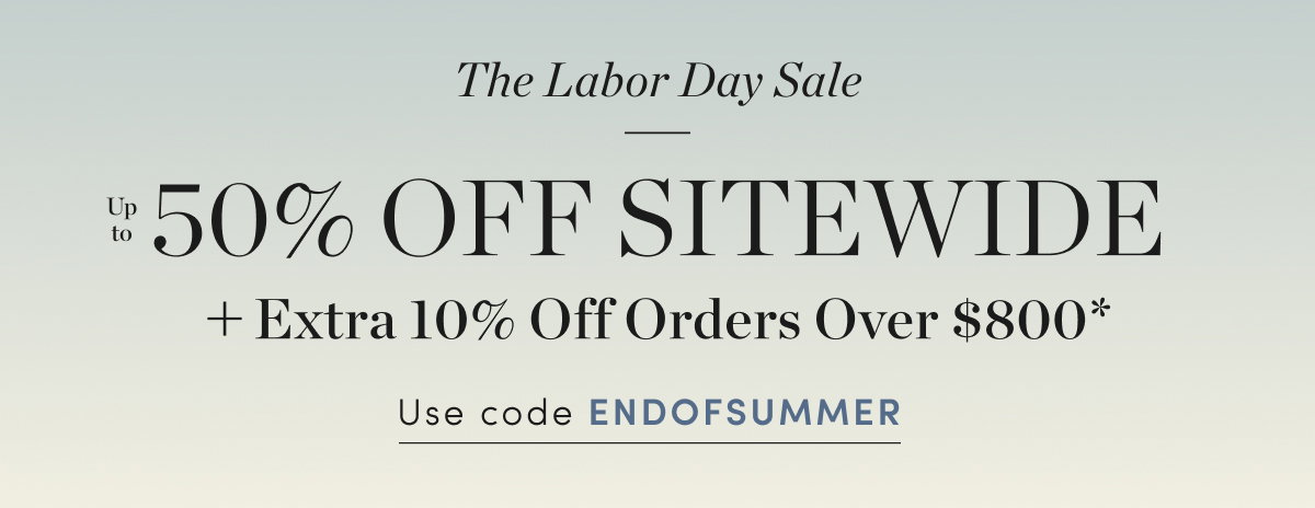 Up to 50% Off Sitewide