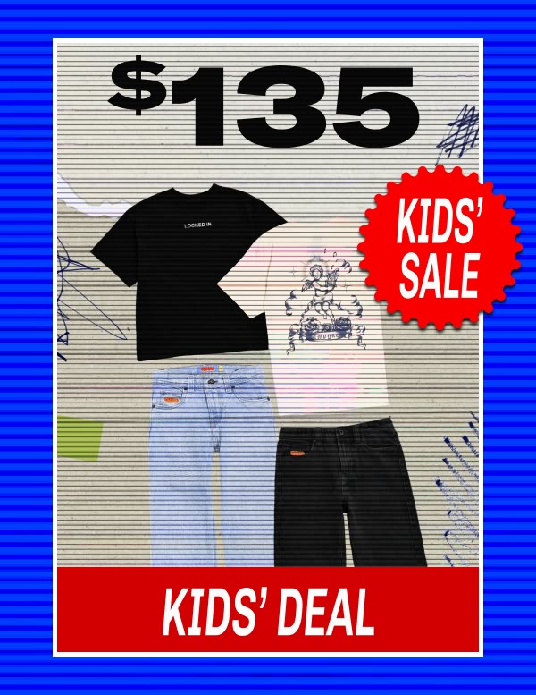 Get two kids' tees and two kids' bottoms for $135 | Kids' Sale