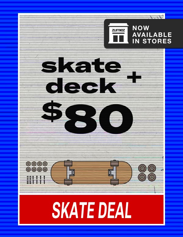 Add $80 to a skate deck to build a custom skate complete | Skate Deal