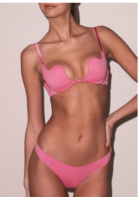 Seduce U-Plunge In Pink Cadillac