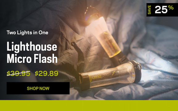 25% Off Lighthouse Micro Flash