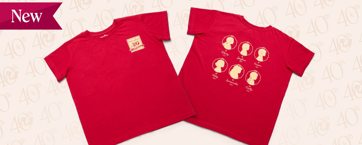 Anniversary celbra-tee. Show your ag love with a sweet look40 years in the making