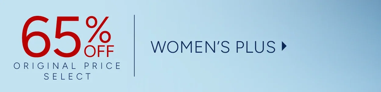 65% Off Original Price Select Women's Plus