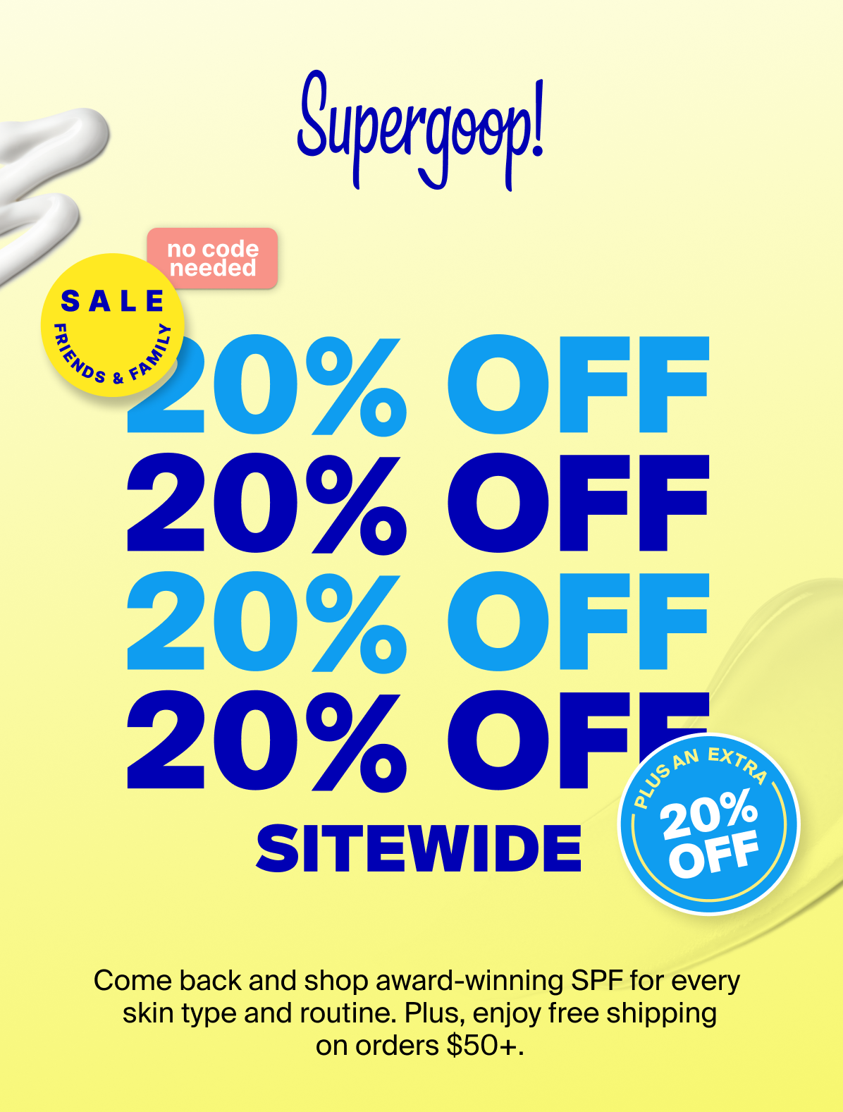 20% OFF Sitewide