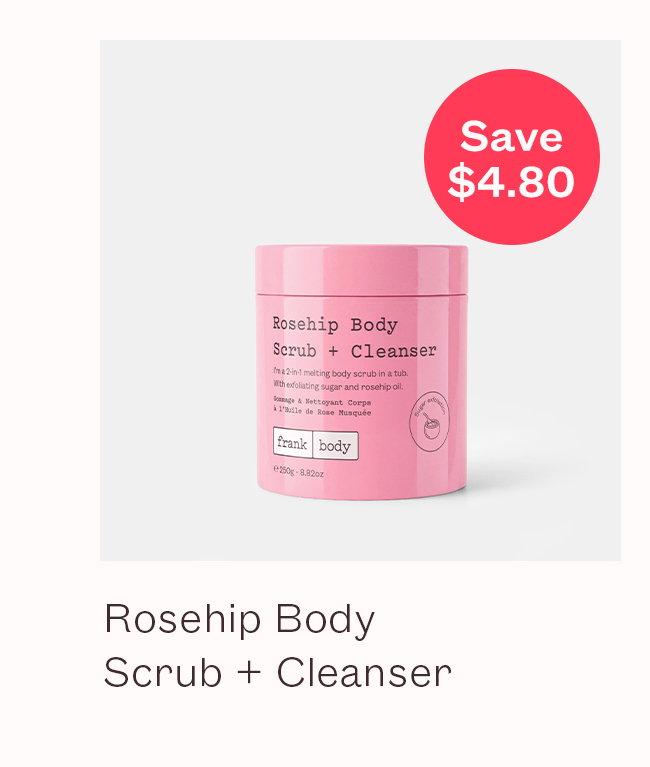 Rosehip Body Scrub & Cleanser