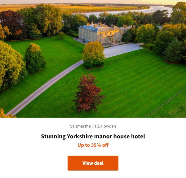 Stunning Yorkshire manor house hotel