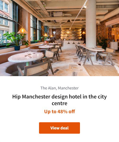 Hip Manchester design hotel in the city centre