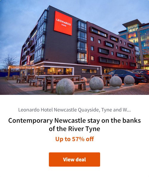 Contemporary Newcastle stay on the banks of the River Tyne