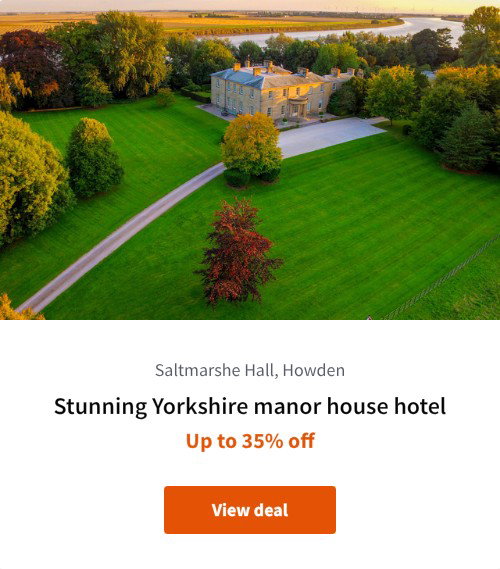 Stunning Yorkshire manor house hotel