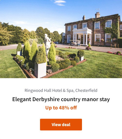 Elegant Derbyshire country manor stay