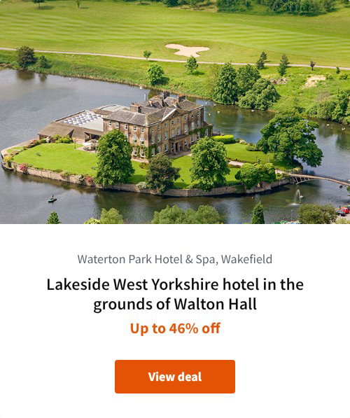 Lakeside West Yorkshire hotel in the grounds of Walton Hall