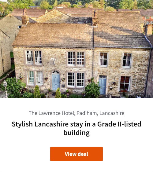 Stylish Lancashire stay in a Grade II-listed building