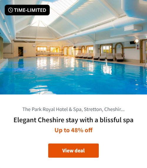 Elegant Cheshire stay with a blissful spa