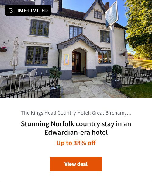 Stunning Norfolk country stay in an Edwardian-era hotel