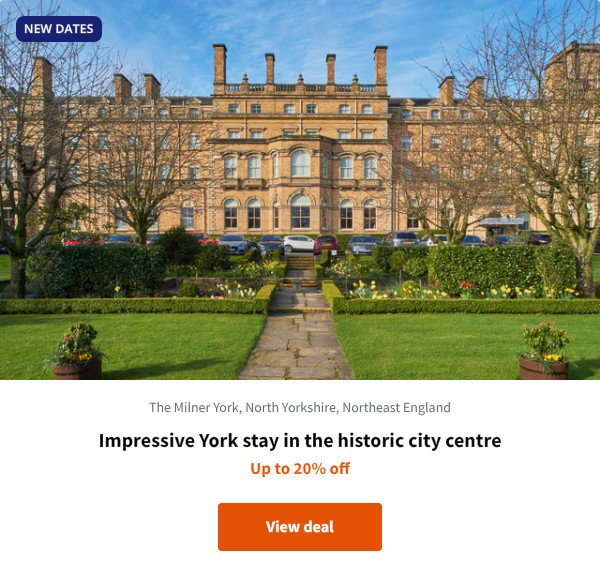 Impressive York stay in the historic city centre