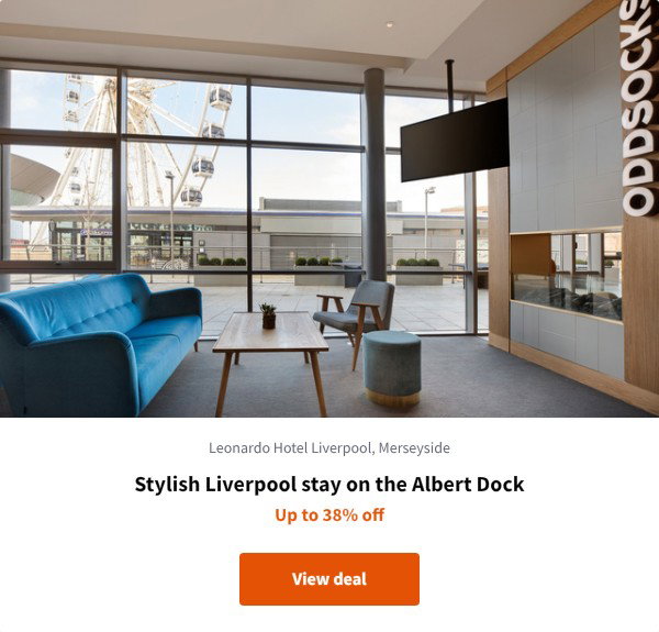 Stylish Liverpool stay on the Albert Dock