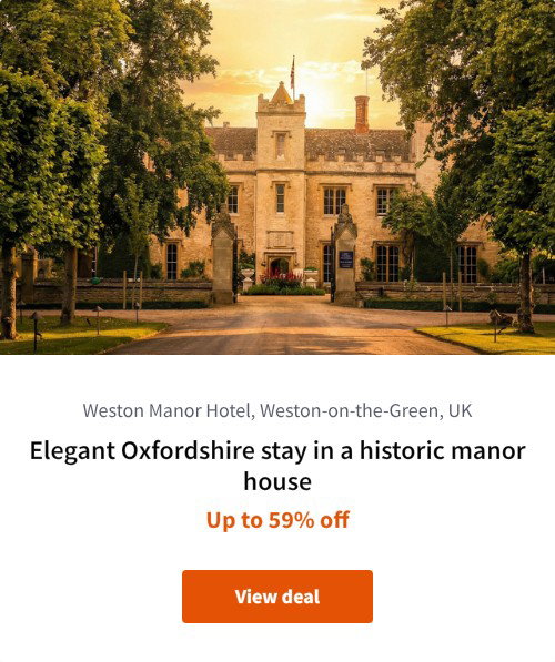 Elegant Oxfordshire stay in a historic manor house