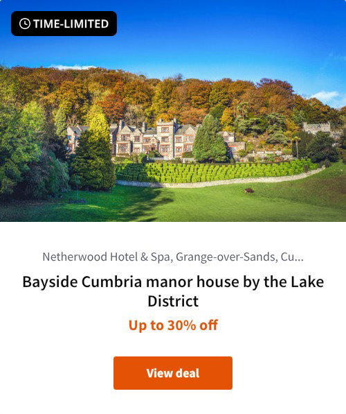 Bayside Cumbria manor house by the Lake District