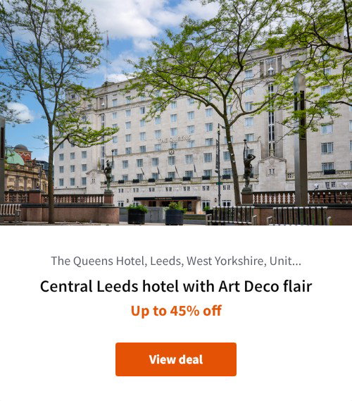 Central Leeds hotel with Art Deco flair