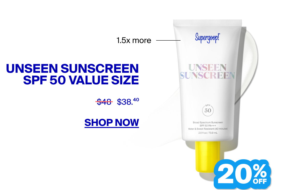 Unseen Sunscreen SPF 50 Jumbo