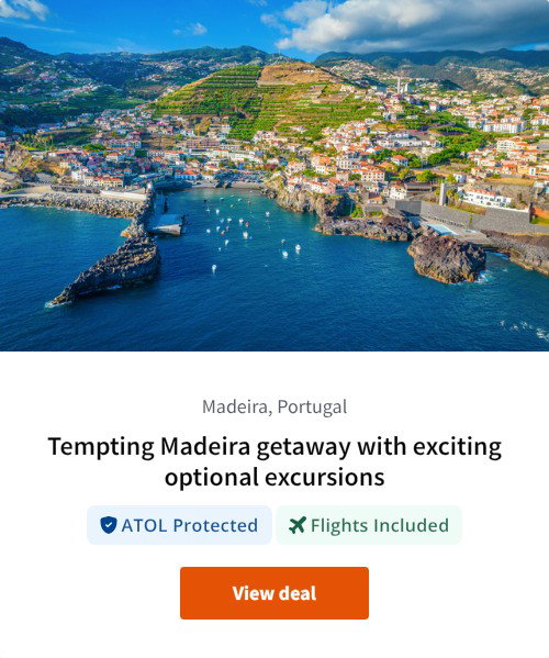 Tempting Madeira getaway with exciting optional excursions