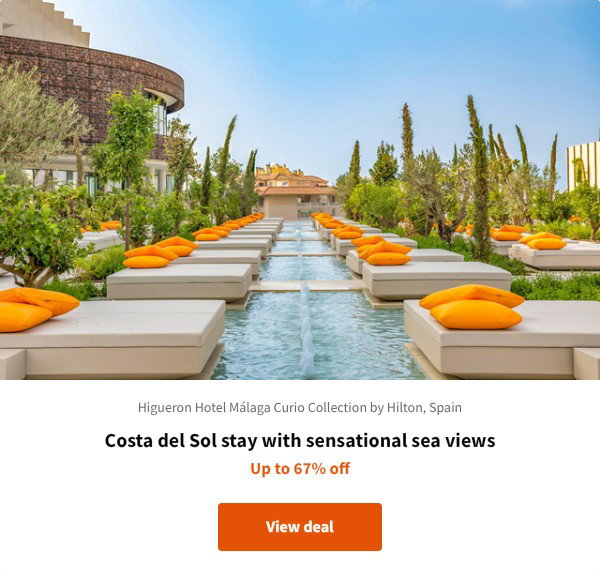 Costa del Sol stay with sensational sea views