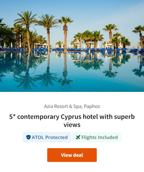 5* contemporary Cyprus hotel with superb views