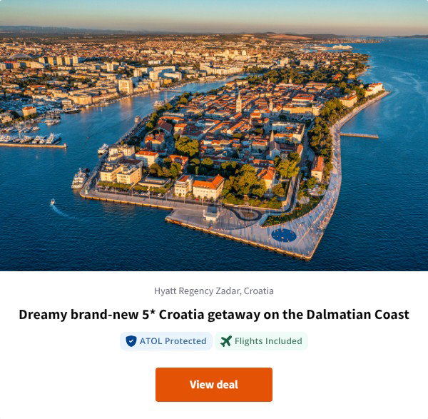 Dreamy brand-new 5* Croatia getaway on the Dalmatian Coast