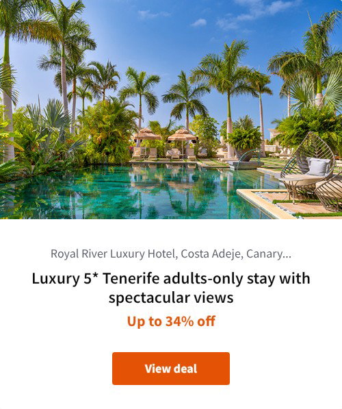 Luxury 5* Tenerife adults-only stay with spectacular views