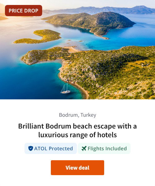 Brilliant Bodrum beach escape with a luxurious range of hotels