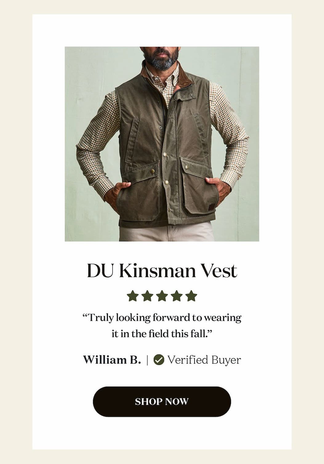 DU Kinsman Vest - Shop Now