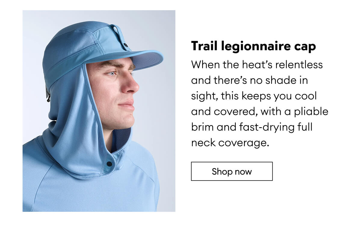 Trail legionnaire cap | Shop now 