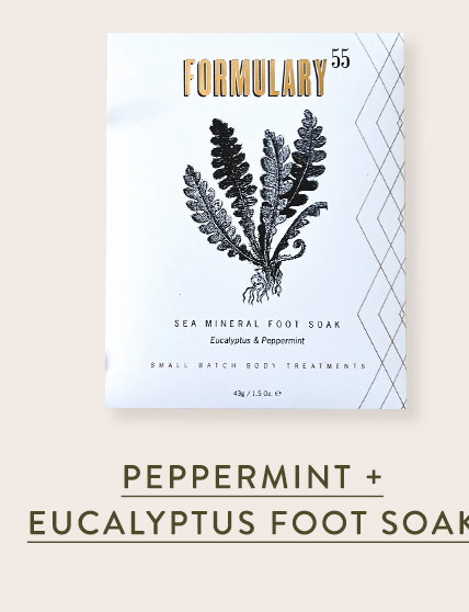 Peppermint + Eucalyptus Foot Soak 