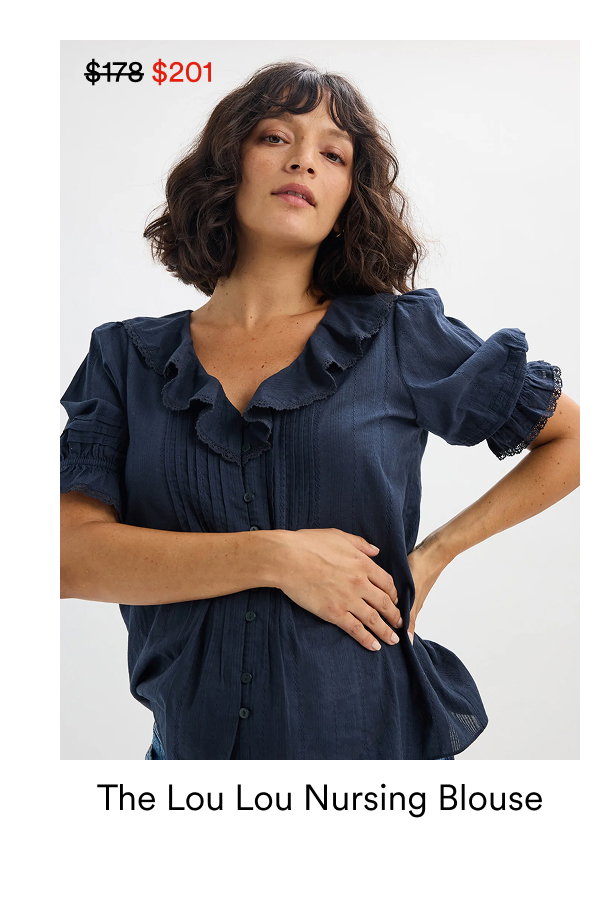 The Lou Lou Nursing Blouse