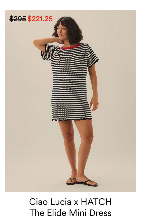 Ciao Lucia x HATCH The Elide Mini Dress