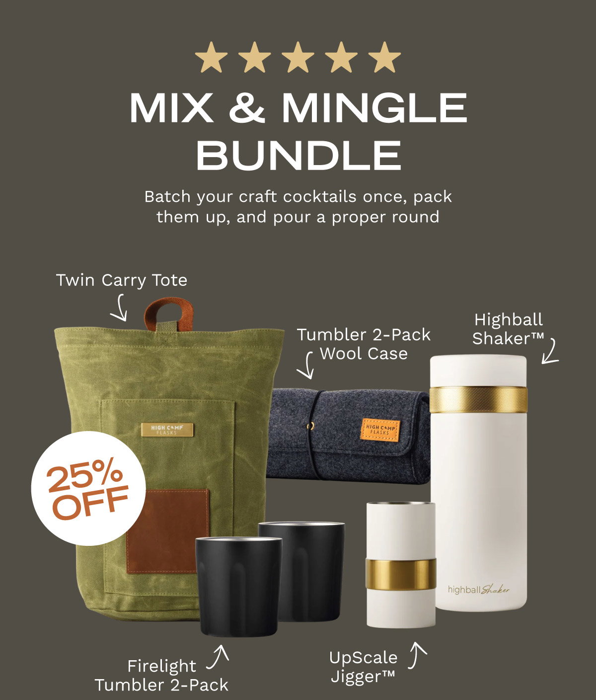 Explore the 5-Star Mix & Mingle Bundle — Save 25% for a Limited Time