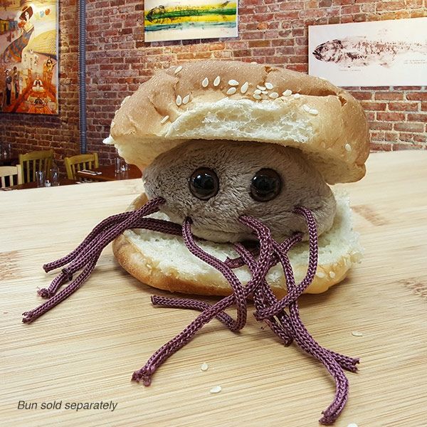 E. coli on hamburger bun