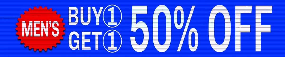 Men's Buy one, Get one 50% off | Shop all men's BOGO 50% off