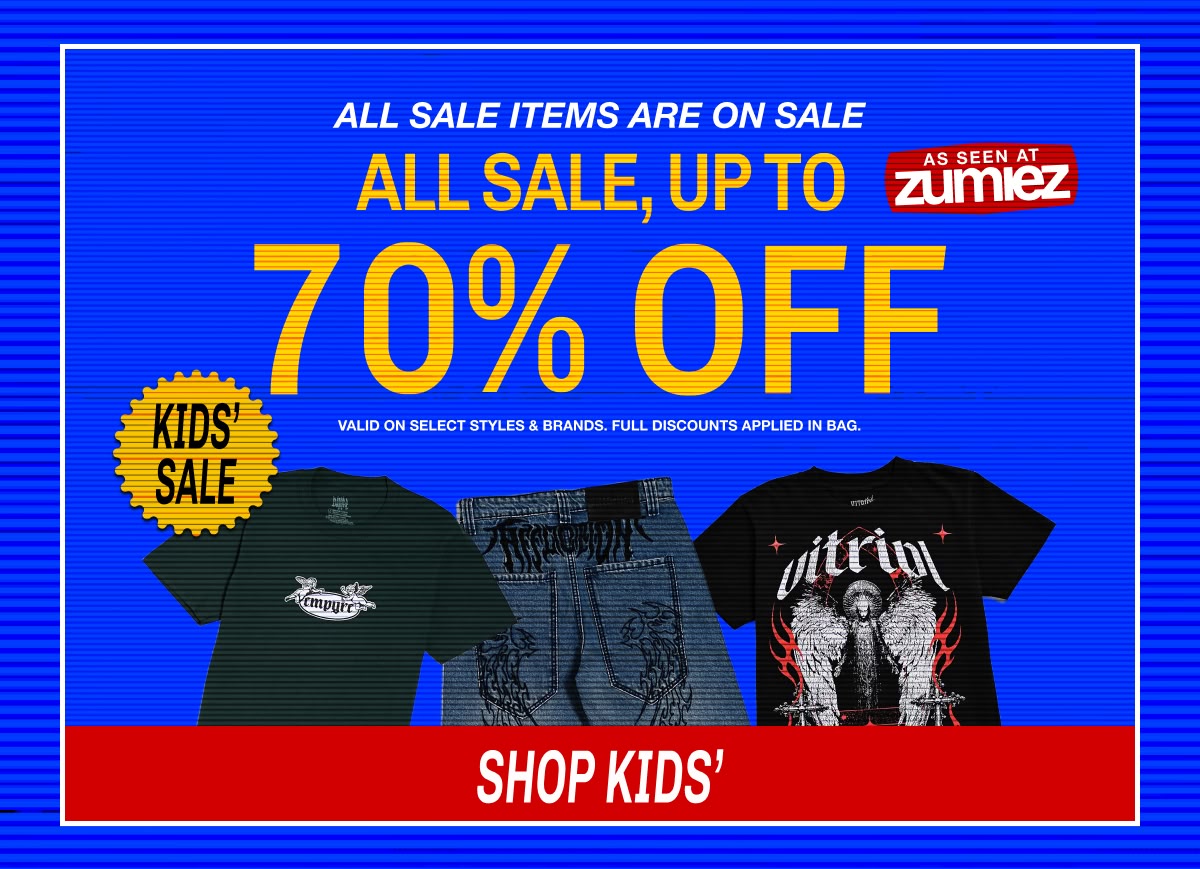 Shop kids' sale clothing up to 70% off