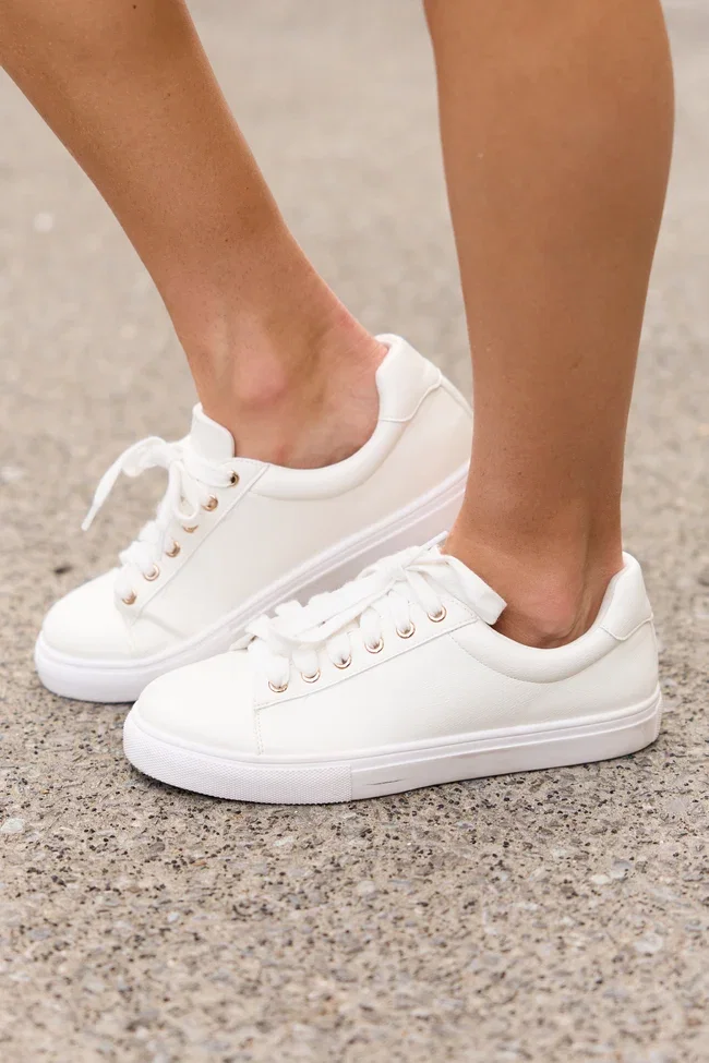 Image of Falon White Sneakers