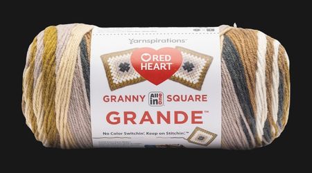 Red Heart All In One Granny Square Grande Yarn - 40% Off