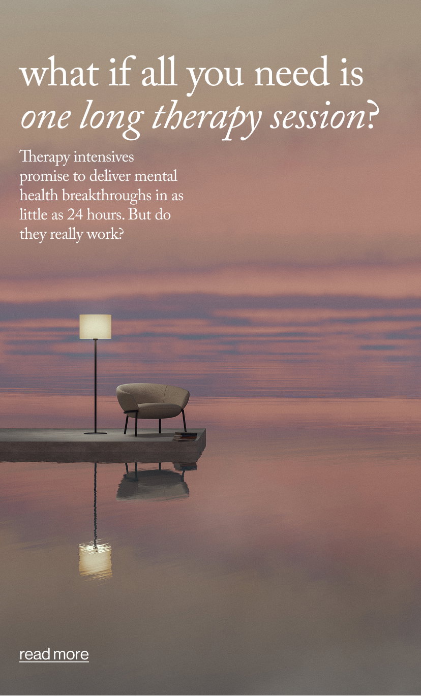 What If All You Need Is One Long Therapy Session?
