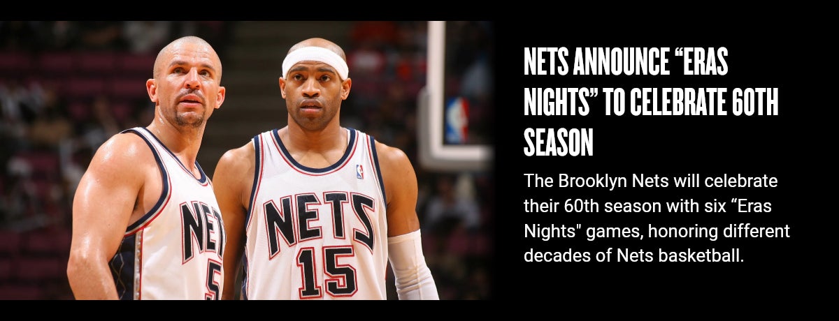 Nets announce “Eras Nights” to celebrate 60th season