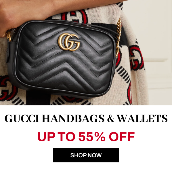 Extra 15-20% Off Gucci Handbags & Wallets