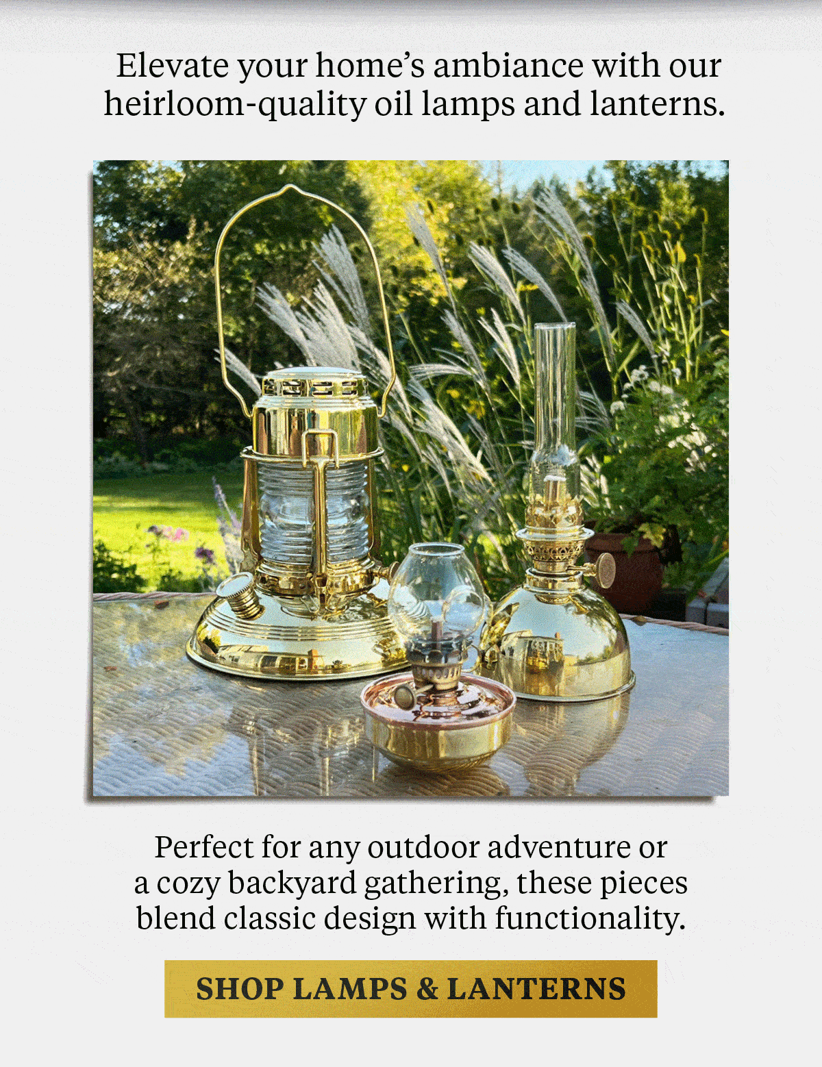Classic Oil Lamps & Lanterns