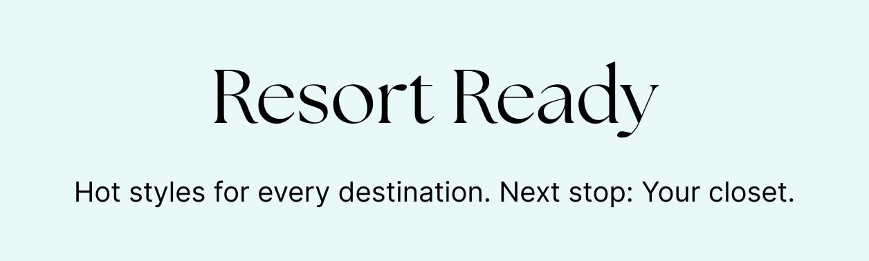 Resort Ready