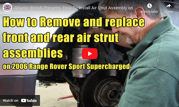 Air Shock Strut Assembly Replacement On A Range Rover Sport or LR3