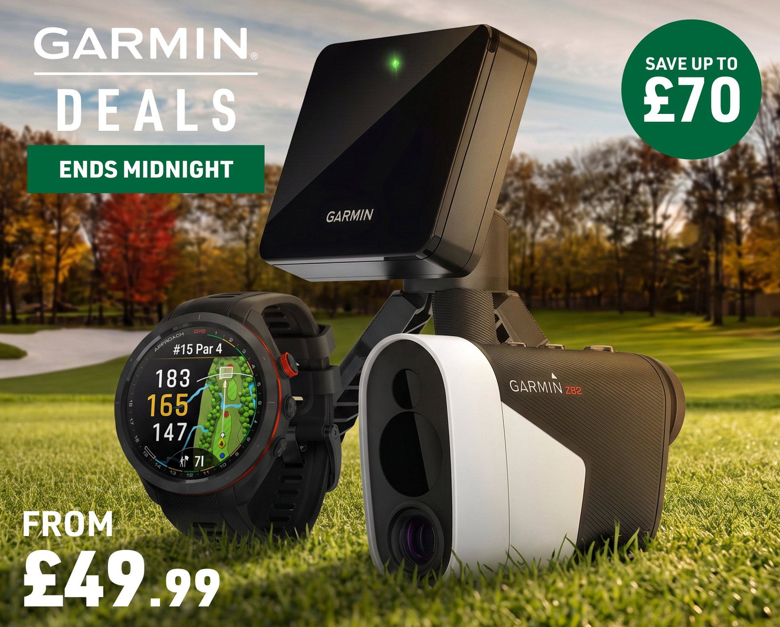 Range of Garmin products included in Promotion