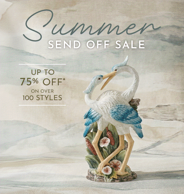 Summer Send Off Sale - up to 75% off